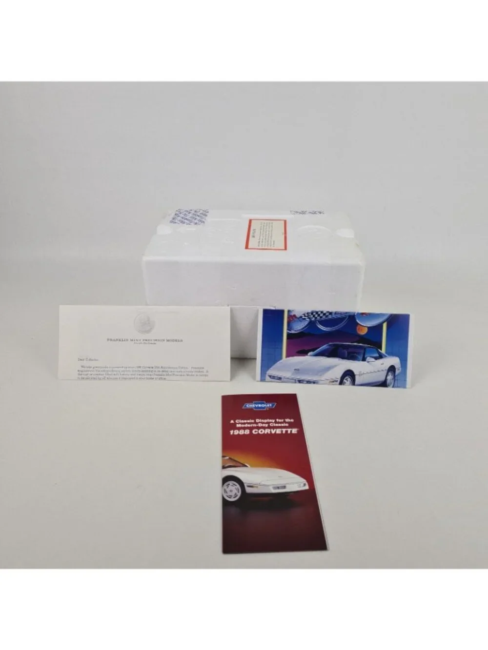 Franklin Mint Precision Models 1988 Chevrolet Corvette 1:24 Die Cast B11TY53